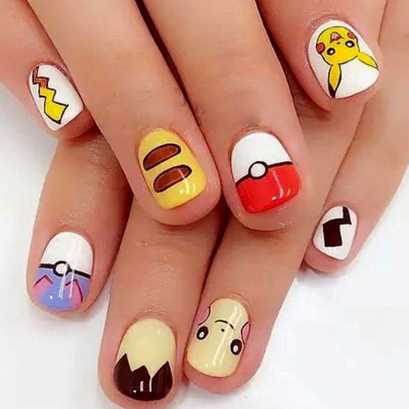 POKEMON Fingernail Stickers Manicure Decals - Picture 5 of 8